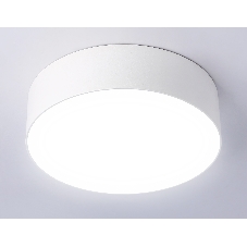 Потолочный светодиодный светильник Ambrella light FV5516 WH белый LED 18W 4200K D160*58 (Без ПДУ)