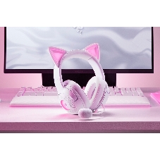 Гарнитура Razer Kraken Kitty V2 Белый, проводная, USB, подсветка