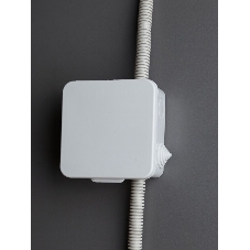 Коробка расп. КМ41256 100х100х50мм о/к IP54 8 вв. (7035) IEK
