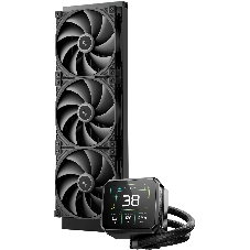 Система водяного охлаждения Deepcool Spartacus 420 ARGB Soc-AM5/AM4/1200/1700/1851 черный 4-pin 32.89dB Al LCD 2647gr Ret (R-SPT420-BKDSMP-G-1)