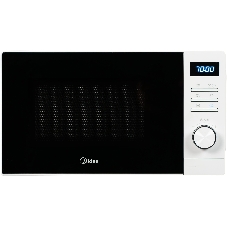 Микроволновая печь Midea AM720C2VR-W белый, 20 л, 700 Вт, переключатели - кнопки, поворотный механизм