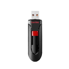 Флешка USB Sandisk CZ60 Cruzer Glide (SDCZ60-032G-B35), 32Gb, USB 2.0, R/W 30/8, черный/красный