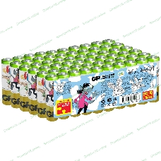 Батарея GP Super Alkaline 24A50/10SMF-2CRVS60 AAA (промо:50+10) (60шт) спайка
