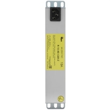 Блок розеток ЦМО Rem-10 без шнура с выкл., 3 Schuko, вход IEC 60320 C14, 10A, алюм., 10