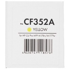 Картридж лазерный NVPrint совместимый для HP CLJ Pro MFP M176n/M177fw CF352A Yellow (1000k)