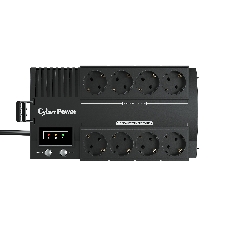 Источник бесперебойного питания CyberPower BS850E NEW линейно-интерактивный 850ВА/480Вт, 4+4 евророзетки, USB UPS Line-Interactive CyberPower BS850E NEW 850VA/480W USB (4+4 EURO)
