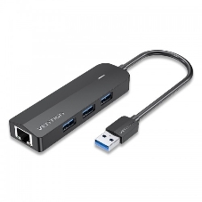 Сетевой адаптер Vention USB 3.0 M/Gigabit Ethernet RJ45 F+OTG хаб 3xUSB черный - 0.15м. Сетевой адаптер Vention USB 3.0 M/Gigabit Ethernet RJ45 F+OTG хаб 3xUSB черный - 0.15м.