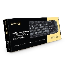 Комплект клавиатура+мышь ExeGate Professional Standard Combo MK110 проводной, USB, 1000 DPI, чёрный