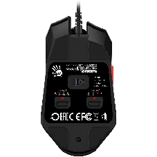 Мышь проводная A4Tech Bloody W60 Max Mini черный, 12000 dpi, USB, кнопки - 9