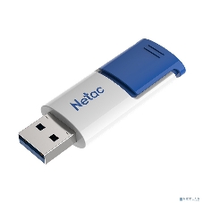Флешка USB Netac U182 Blue (NT03U182N-064G-32BL), 64Gb, USB 3.0, R/W 70/30, белый/синий