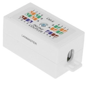 Соединитель LANMASTER LAN-CNB-STP6A белый