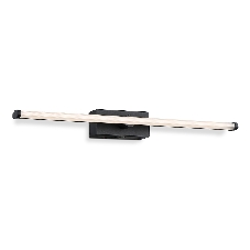Настенный светодиодный светильник Ambrella light FL6112 BK черный 9W 3000K-6400K 410*40*80