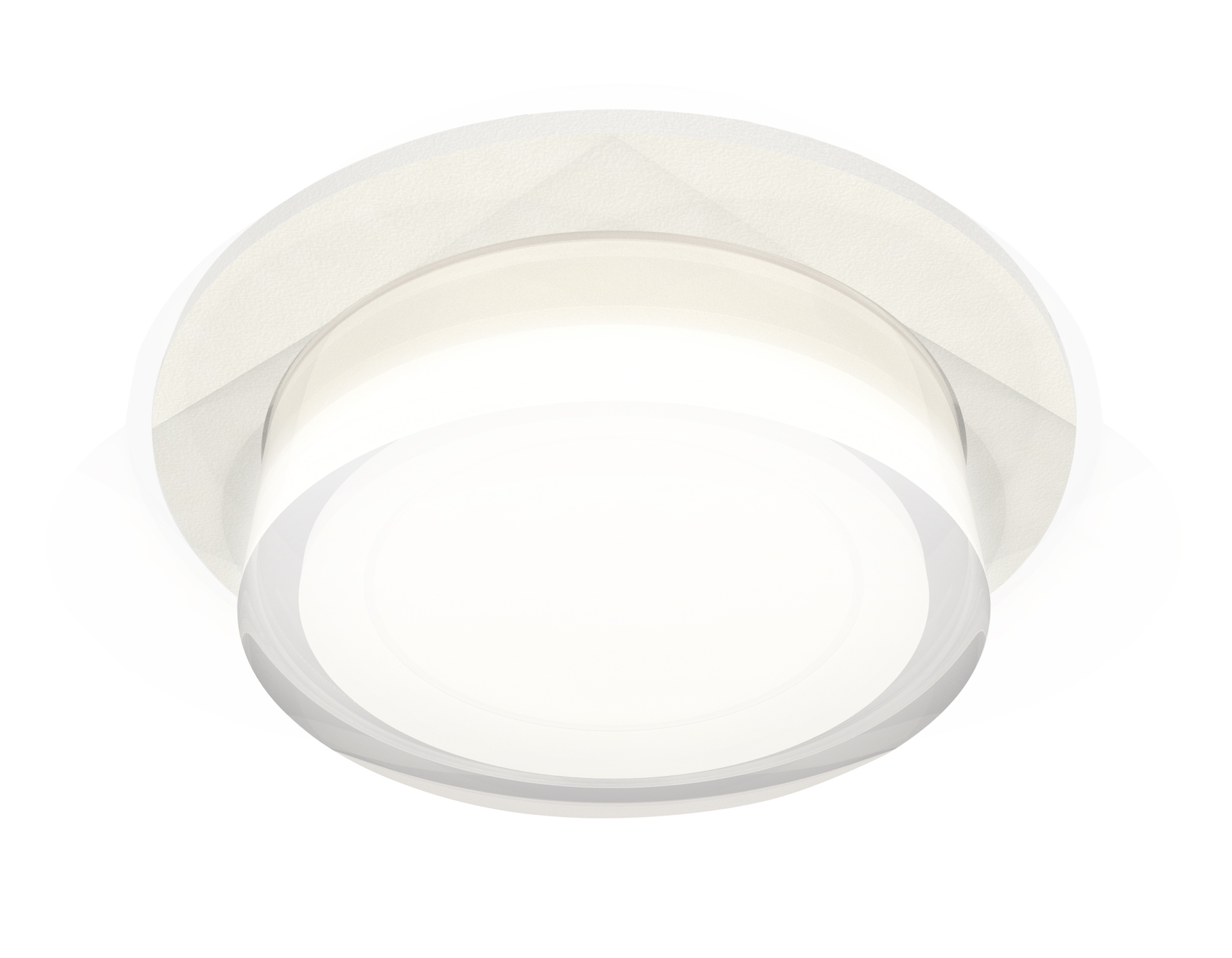 Комплект встраиваемого светильника Ambrella light XC7621043 SWH/FR/CL белый песок/белый матовый/прозрачный MR16 GU5.3 (C7621, N7160)