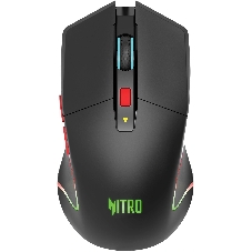 Мышь беспроводная Acer Nitro OMR304 черный, 3200 dpi, радиоканал, Bluetooth, USB, кнопки - 8
