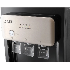 Кулер для воды AEL LD-AEL-806a, нижняя загрузка, нагрев 95 °С, охлаждение 10 °С, черный/золотистый