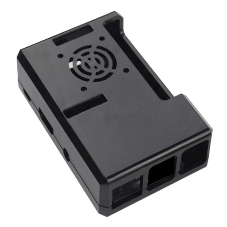 Корпус RA187 Корпус ACD черный ABS Plastic Case w/GPIO port hole and Fan holes for Raspberry Pi 3