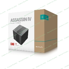 Кулер для процессора DEEPCOOL ASSASSIN IV черный, 120 мм, алюминий/медь, 1700 об/мин, 29.3 дБ, 4 pin, 280 Вт, 164 мм