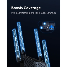Маршрутизатор Cudy BE3600 2.5G Dual Band Wi-Fi 7 Mesh Router, Chipset Broadcom, 802.11be/ax/ac/a/b/g/n, 2882Mbps at 5GHz + 688Mbps at 2.4GHz, 1 x 2.5Gbps WAN Port, 4 x 10/100/1000Mbps Ports, 4 x 5dBi fixed antennas, WiFi router/AP/Repeater/WISP Mode, PPTP/L2TP/OpenVPN/WireGuard, MLO, MU-MIMO, Guest network, WPS, DDNS, IPv6, IPTV, WOL, WPA3, TR069/TR098/TR111/TR181, Cudy APP