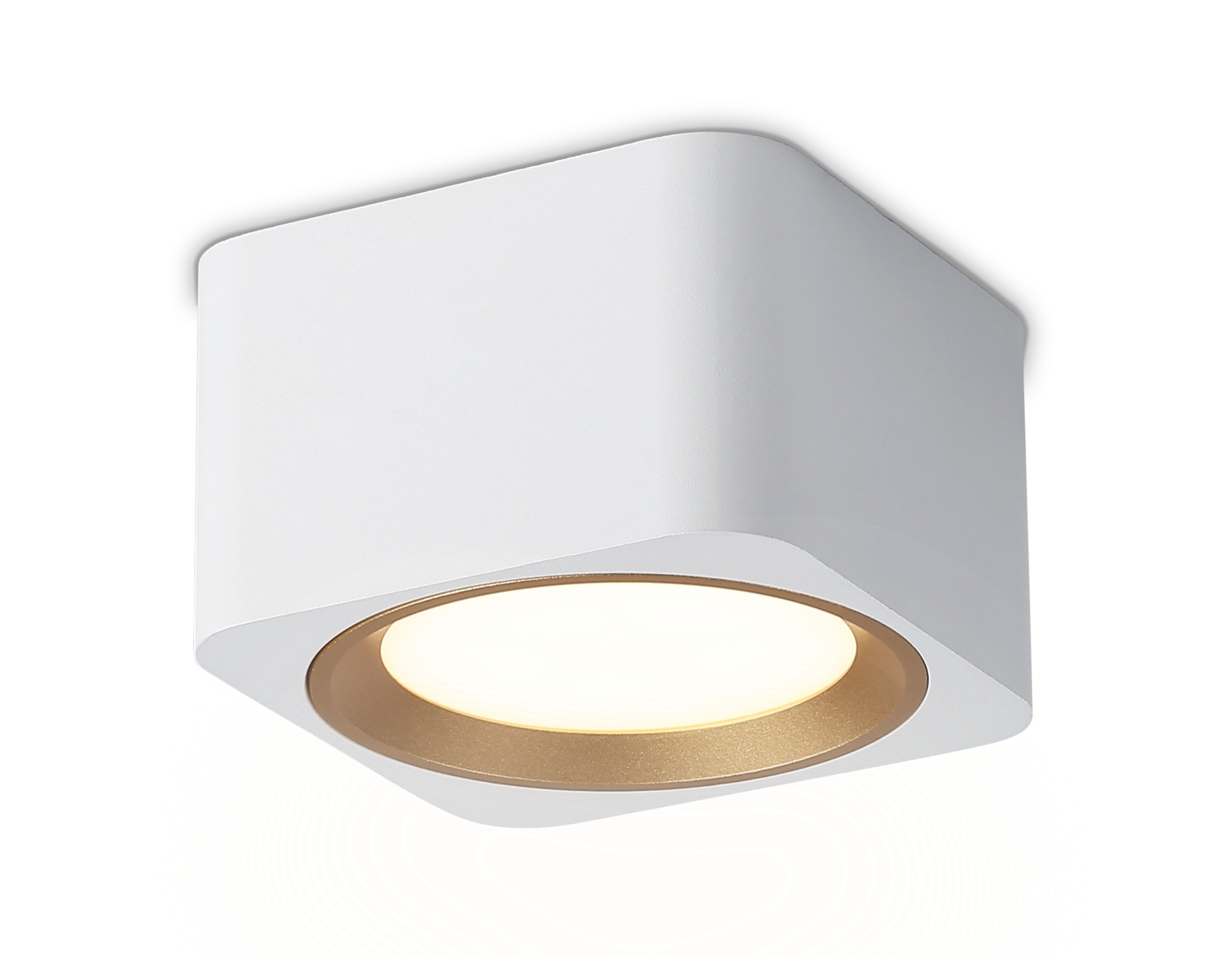 Светильник накладной TN70831 WH/GD белый/золото GX53 max 12W 96*96*60