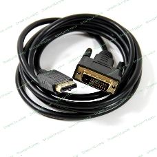 Кабель-переходник DisplayPort---DVI_M/M 1,8м Telecom TA668-1.8M