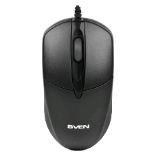 Мышь проводная SVEN RX-112 черный, 800 dpi, USB, кнопки - 3