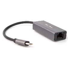 Кабель-переходник USB 3.1 Type-C -->RJ-45 1000Mbps Ethernet, Aluminum Shell, 0.15м Telecom TU320M
