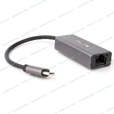 Кабель-переходник USB 3.1 Type-C -->RJ-45 1000Mbps Ethernet, Aluminum Shell, 0.15м Telecom TU320M