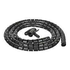 Кабельный органайзер Buro Spiral Hose 25x2000мм черный