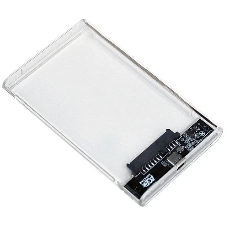 Внешний корпус для HDD/SSD AgeStar 3UB2P4C SATA III пластик прозрачный 2.5