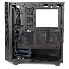 Компьютерный корпус Hiper PB81 черный без БП ATX 3x120мм 2xUSB2.0 2xUSB3.0 audio bott PSU