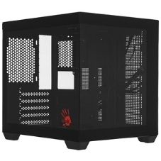 Компьютерный корпус Bloody CC-121 черный без БП mATX 7x120мм 1xUSB 2.0 1xUSB 3.0 audio