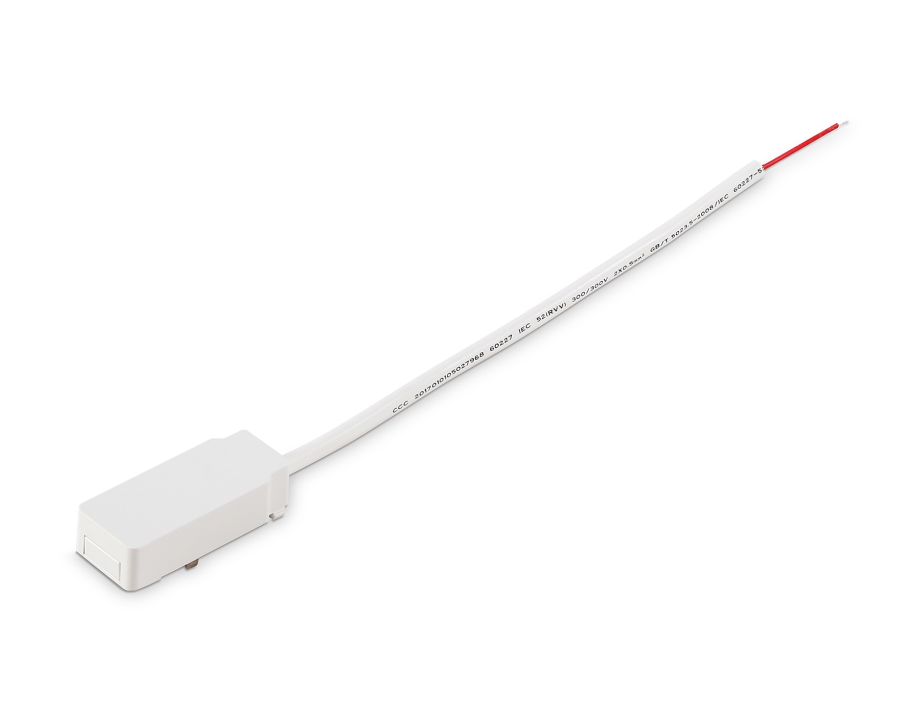 Ввод питания для шинопровода IP20 48V 60*26*16 GV1261 WH белый