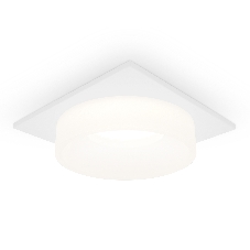 Светильник Ambrella light TN1314 SWH/FR белый песок/белый матовый GU5.3 92*92*45