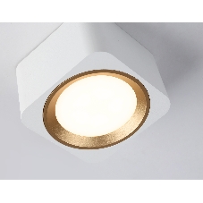 Светильник накладной TN70831 WH/GD белый/золото GX53 max 12W 96*96*60