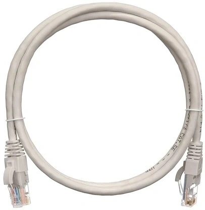Патч-корд 3.0м , UTP/U NIKOMAX NMC-PC4UD55B-030-C-GY, 4 пары, Кат.5е, 2хRJ45/8P8C, T568B, Molded, LSZH, серый