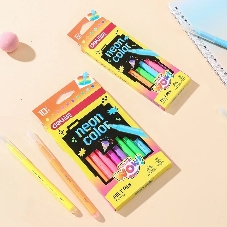 Фломастеры Deli EC177-10 Colorwow круг. пулевидный пиш. наконечник Невентилируемый 10цв. коробка с европодвесом (10шт.)