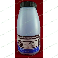 Тонер OKI C301/C321/C310/C330/C331/C510/C511/C530/C531/C3300/C3400/C3450/C3520/C3530/C3600/C5600/C5700/MC350/MC351/MC352/MC360/MC361/MC362/MC561/MC562 Cyan (фл., 50г) B&W Premium (Tomoegawa) - фас.России