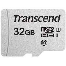 Флеш карта microSD 32Gb Transcend microSDHC Class 10 UHS-1 U1, (без адаптера), TLC