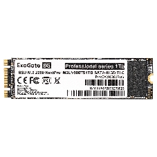Накопитель SSD ExeGate, 1Tb, M.2 2280, SATA, R/W 551/480