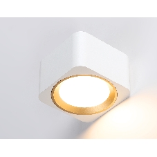 Светильник накладной TN70831 WH/GD белый/золото GX53 max 12W 96*96*60