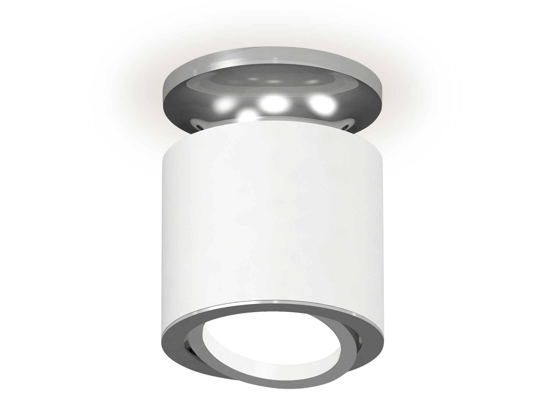 Светильник Ambrella Light XS7401100 SWH/PSL белый песок/серебро полированное MR16 GU5.3 (N7927, C7401, N7003)