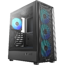 Корпус DeepCool CC550 4F, Midi-Tower, чёрный, 4 x 120 мм
