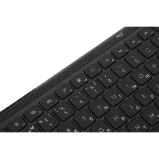 Клавиатура Logitech Signature Slim K950 беспроводная, Bluetooth, радиоканал, серый