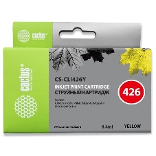 Картридж струйный Cactus CS-CLI426Y желтый (8,4 мл.) для Canon MG5140/5240/6140/8140/MX884