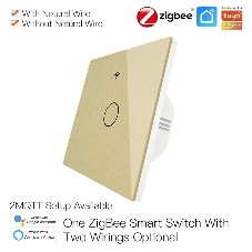 Выключатель MOES Gang Smart Switch Sensor w/o grounding ZS-EU1, Zigbee, 100-240 В