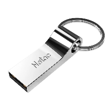 Флешка USB Netac U275 (NT03U275N-032G-20SL), 32Gb, USB 2.0, R/W 50/40, серебристый