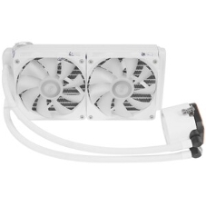 Система жидкостного охлаждения PcCooler DA240 WH ARGB Soc-AM5/AM4/1200/1700/1851 белый 4-pin Al+Cu 270W Ret (DA240-WHAWXX-GL)