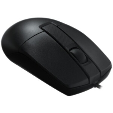 Мышь проводная A4Tech OP-330 черный, 1200 dpi, USB, кнопки - 3