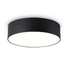 Потолочный светодиодный светильник Ambrella light FV5517 BK черный LED 18W 3000K D160*58 (Без ПДУ)