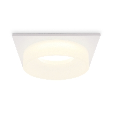 Светильник Ambrella light TN1314 SWH/FR белый песок/белый матовый GU5.3 92*92*45